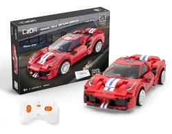 CaDA RC programovatelná stavebnice sportovní auto Red RAce Car 306 dílků