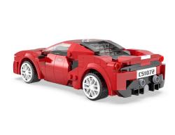CaDA RC programovatelná stavebnice sportovní auto Red RAce Car 306 dílků