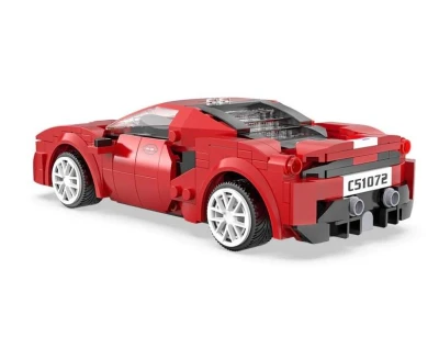 CaDA RC programovatelná stavebnice sportovní auto Red RAce Car 306 dílků