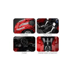 CaDA stavebnice sportovní vůz Red Devil 1126 dílků