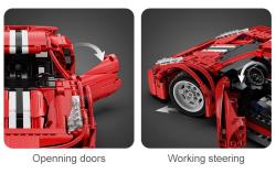 CaDA stavebnice sportovní vůz Red Devil 1126 dílků