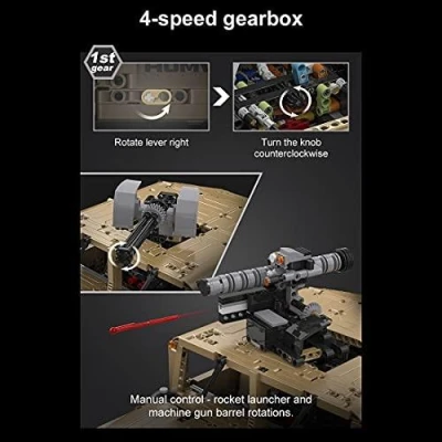 CaDA stavebnice vojenský HUMVEE 3935 dílků + sleva 300,- na příslušenství