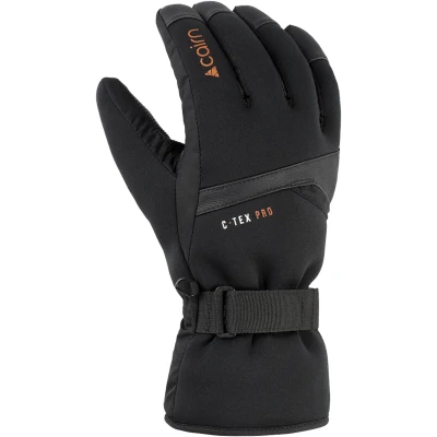 Cairn Lugano M C-TEX PRO pánské lyžařské rukavice, Black Sanguine