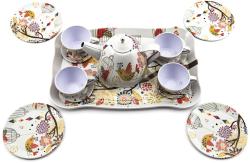 Čajový servis plechový dětské nádobíčko set 15ks v krabici