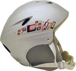 Calter Lyžařská přilba Pro stříbrná POUZE M (55-58 cm) (VÝPRODEJ)