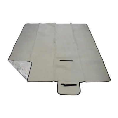 CALTER Pikniková deka Grady 200x150 cm alu fólie šedá