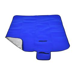 CALTER Pikniková deka Stady 170x150 cm alu fólie tmavě modrá