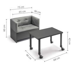 Cam Přebalovací komoda GROWI 2IN1 Col.C261