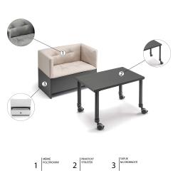 Cam Přebalovací komoda GROWI 2IN1 Col.C261