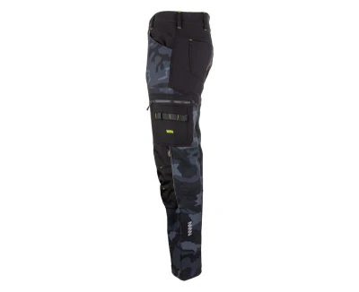 Bennon CAMOS Trousers black/grey