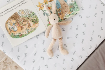 Candide Skládací dětská hrací matrace polstrovaná 5v1 Bunny