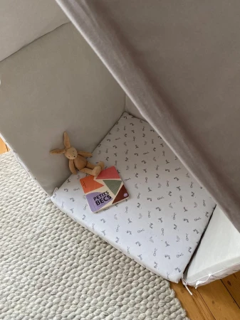 Candide Skládací dětská hrací matrace polstrovaná 5v1 Bunny