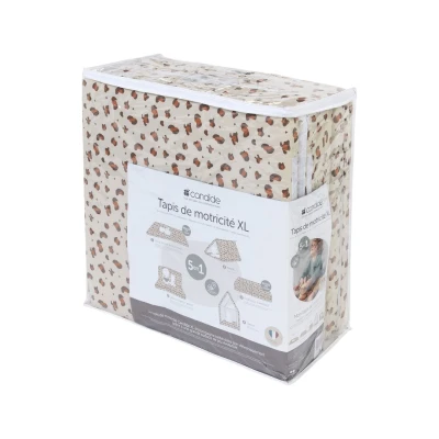 Candide Skládací dětská hrací matrace polstrovaná 5v1 Leopard