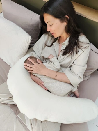 Candide Těhotenský a kojící polštář Multirelax 3v1 Ecru Cotton