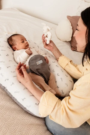 Candide Těhotenský a kojicí polštář Multirelax 3v1 Polycotton Bunny
