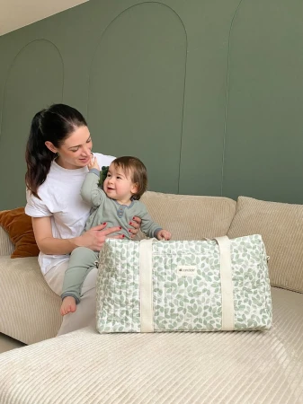 Candide Víkendová taška pro maminky Eucalyptus