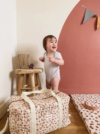 Candide Víkendová taška pro maminky Leopard