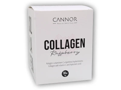 Cannor Collagen Hyaluronic Acid 30 sáčků nápoj malina