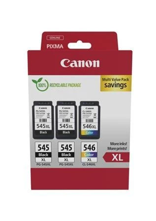 Canon cartridge PG-545XLx2/CL-546XL/Multipack / 2x black+Color / 2x15ml+1x13ml Canon cartridge PG-545XLx2/CL-546XL/Multipack / 2x black+Color / 2x15ml+1x13ml