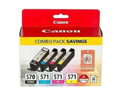 Canon cartridge PGI-570/CLI-571 PGBK/C/M/Y/BK MULTI / 1x15ml +4x7ml Canon cartridge PGI-570/CLI-571 PGBK/C/M/Y/BK MULTI / 1x15ml +4x7ml
