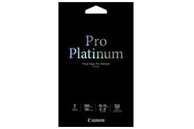 Canon fotopapír PT-101 Photo Paper PRO Platinum - 10x15cm (4x6inch) - 300g/m2 - 50 listů - lesklý Canon fotopapír PT-101 Photo Paper PRO Platinum - 10x15cm (4x6inch) - 300g/m2 - 50 listů - lesklý