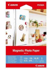 Canon MAGNETIC PHOTO PAPER MG-101 4x6 (5) Canon MAGNETIC PHOTO PAPER MG-101 4x6 (5)