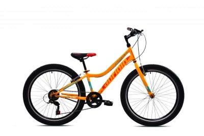 Capriolo Horské jízdní kolo DIAVOLO 400 24"/12" žluto-červený