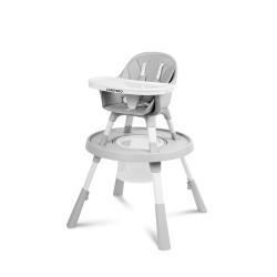 CARETERO Jídelní židlička 3v1 Velmo grey CARETERO Jídelní židlička 3v1 Velmo grey