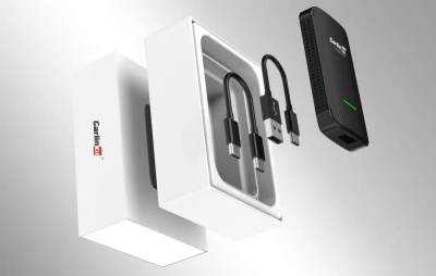 Carlinkit CP2A PRO černý bezdrátový adaptér pro CarPlay/Android Auto