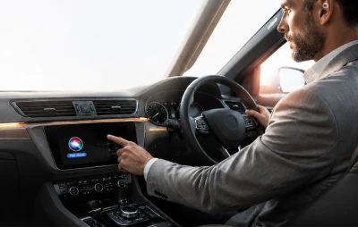 Carlinkit Mini Ultra 6 černo-oranžový bezdrátový adaptér pro CarPlay a Android Auto