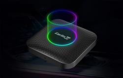 Carlinkit TBOX PLUS LED bezdrátový adaptér, 4G/64G, Apple Carplay/Android Auto (černý)