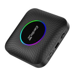 Carlinkit TBOX PLUS LED bezdrátový adaptér, 4G/64G, Apple Carplay/Android Auto (černý)