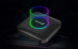 Carlinkit TBOX PLUS LED bezdrátový adaptér, 4G/64G, Apple Carplay/Android Auto (černý)