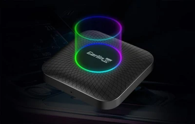 Carlinkit TBOX PLUS LED bezdrôtový adaptér, 4G/64G, Apple Carplay/Android Auto (čierny)