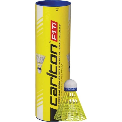 Carlton F1 Ti Yellow (střední/modrý) badmintonové míče Carlton F1 Ti Yellow (střední/modrý) badmintonové míče