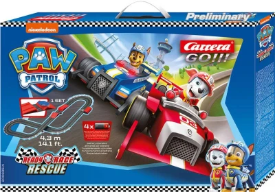 Carrera Autodráha GO!!! Tlapková Patrola 4,3m na trafo i baterie