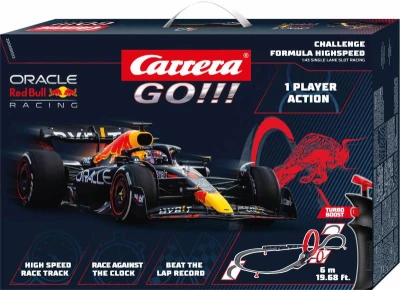 Carrera Autodráha GO!!! F1 Challenger 6m 203x75cm 1 dráha na trafo