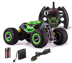 MAGIC MACHINE, oboustranný STUNT model, 1:10, 4WD, 2.4 GHz, 100% RTR, zelená MAGIC MACHINE, oboustranný STUNT model, 1:10, 4WD, 2.4 GHz, 100% RTR, zelená