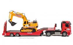 Carson RC podvalník Mercedes-Benz Arocs Goldhofer červená 100% RTR