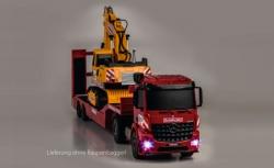 Carson RC podvalník Mercedes-Benz Arocs Goldhofer červená 100% RTR