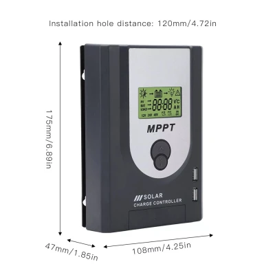 Carspa MH-P2420 12/24V, 20A, vstup 60V solární MPPT regulátor