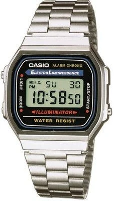 Casio A168WA-1YES stříbrné digitální hodinky