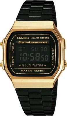 Casio A168WEGB 1BEF černo-zlaté digitální hodinky