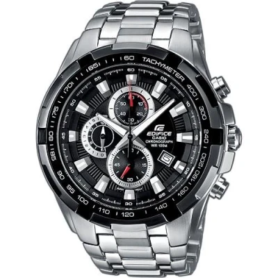 Casio Edifice EF-539D-1A stříbrné pánské analogové hodinky