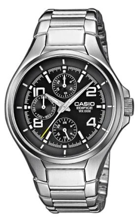 Casio EF 316D 1A stříbrno-černé pánské analogové hodinky