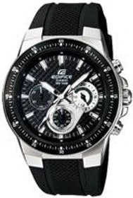 Casio EF 552 1A černo-stříbrné pánské analogové hodinky