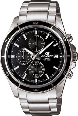 Casio EFR 526D-1A stříbrno-černé pánské analogové hodinky