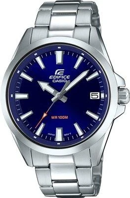 Casio EFV-100D-2A stříbrno-tmavě modré pánské analogové hodinky