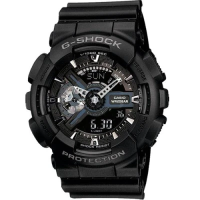 Casio GA 110 1B černé pánské analogové hodinky