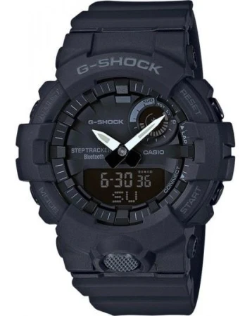 Casio GBA-800-1A černé pánské analogové hodinky s digitálním displejem